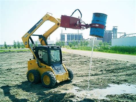 rotating skid steer attachments